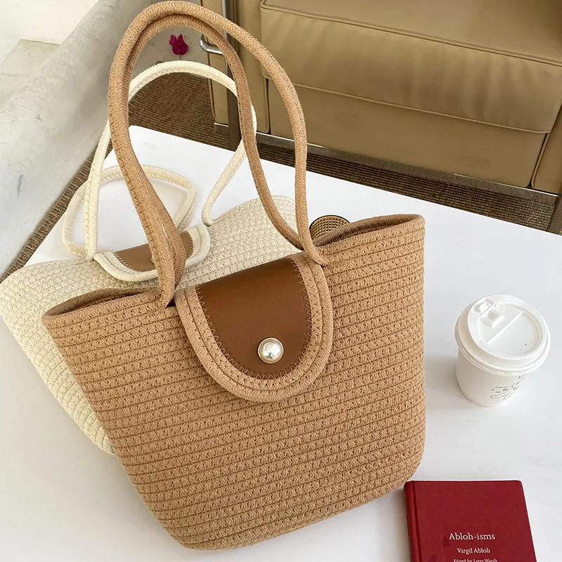 Beach Summer Bag for Women Basket Handbag Large Capacity Travel Ladies Hand Holiday Style Female Shoulder s Totes Bolsas
Beach Summer Bag for Women Basket Handbag Large Capacity Travel Ladies Hand Holiday Style Female Shoulder s Totes Bolsas
