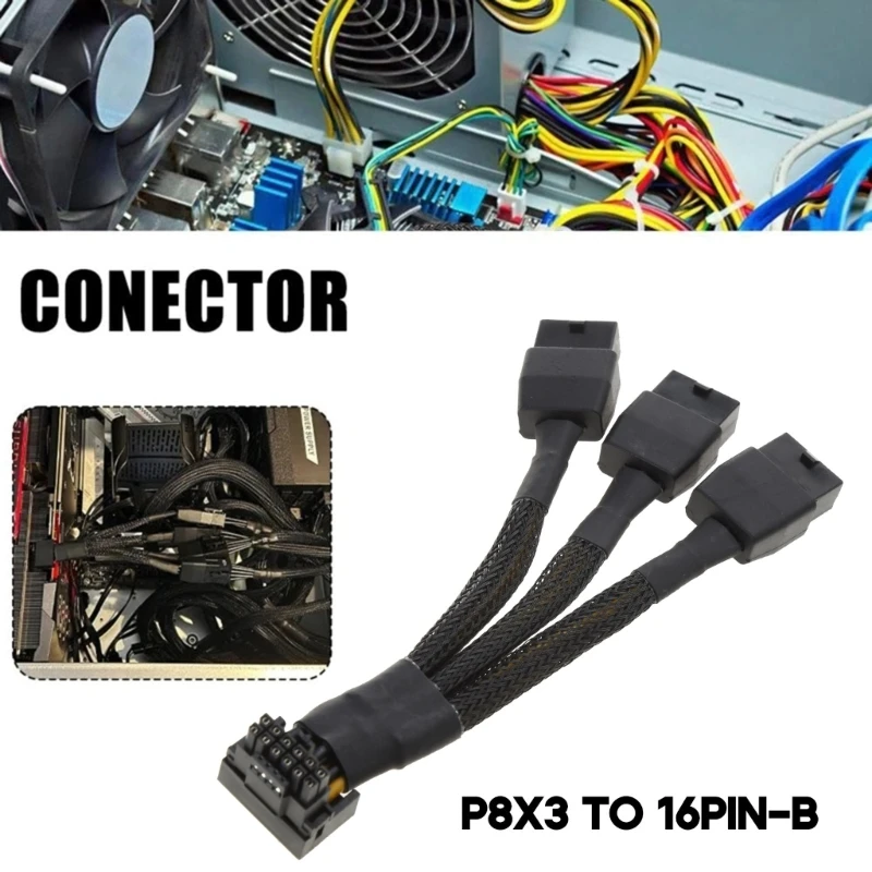 16AWG 600W 12VHPWR PCIE5.0 Cable GPU Power Cable 3x8pin 8PIN to 16Pin 12VHPWR Drop Shipping
16AWG 600W 12VHPWR PCIE5.0 Cable GPU Power Cable 3x8pin 8PIN to 16Pin 12VHPWR Drop Shipping