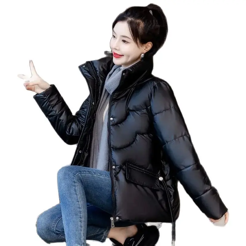 Women's Winter Parka Coat Down Cotton Jacket Solid Color Thickened Loose Short Stand Collar Tops Outerwear Hot Clothes For Women
Women's Winter Parka Coat Down Cotton Jacket Solid Color Thickened Loose Short Stand Collar Tops Outerwear Hot Clothes For Women