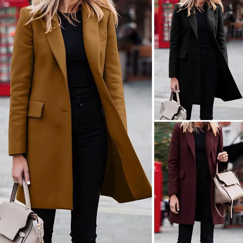 Commuting Style Fine Sewing Crafts Office Lady Single Breasted Mid-Length Suit Coat Blazer Workwear
Commuting Style Fine Sewing Crafts Office Lady Single Breasted Mid-Length Suit Coat Blazer Workwear