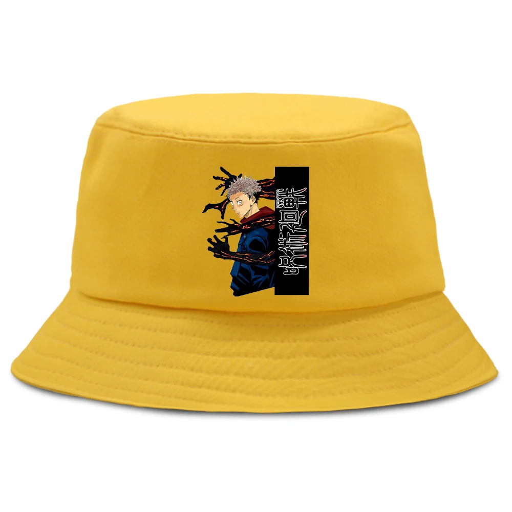 Шляпа juютсу Kaisen Itadori Yuuji женские головные уборы с принтом Боб пляжные солнцезащитные модные мужские шляпы в стиле «хип-хоп» Хлопковые женски... 
Шляпа juютсу Kaisen Itadori Yuuji женские головные уборы с принтом Боб пляжные солнцезащитные модные мужские шляпы в стиле «хип-хоп» Хлопковые женски...