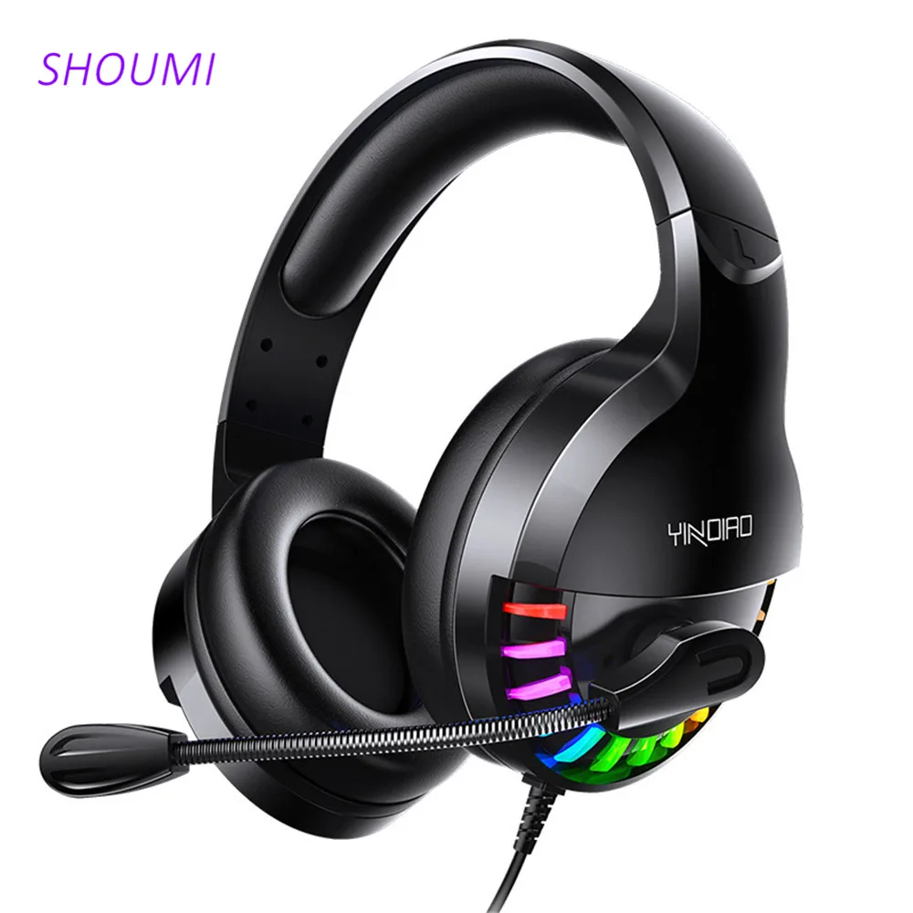 Игровые наушники Shoumi 7,1 с объемным USB 3,5, проводная игровая гарнитура с RGB подсветкой и микрофоном 360 для Xbox One, PS4, планшетных ПК
Игровые наушники Shoumi 7,1 с объемным USB 3,5, проводная игровая гарнитура с RGB подсветкой и микрофоном 360 для Xbox One, PS4, планшетных ПК