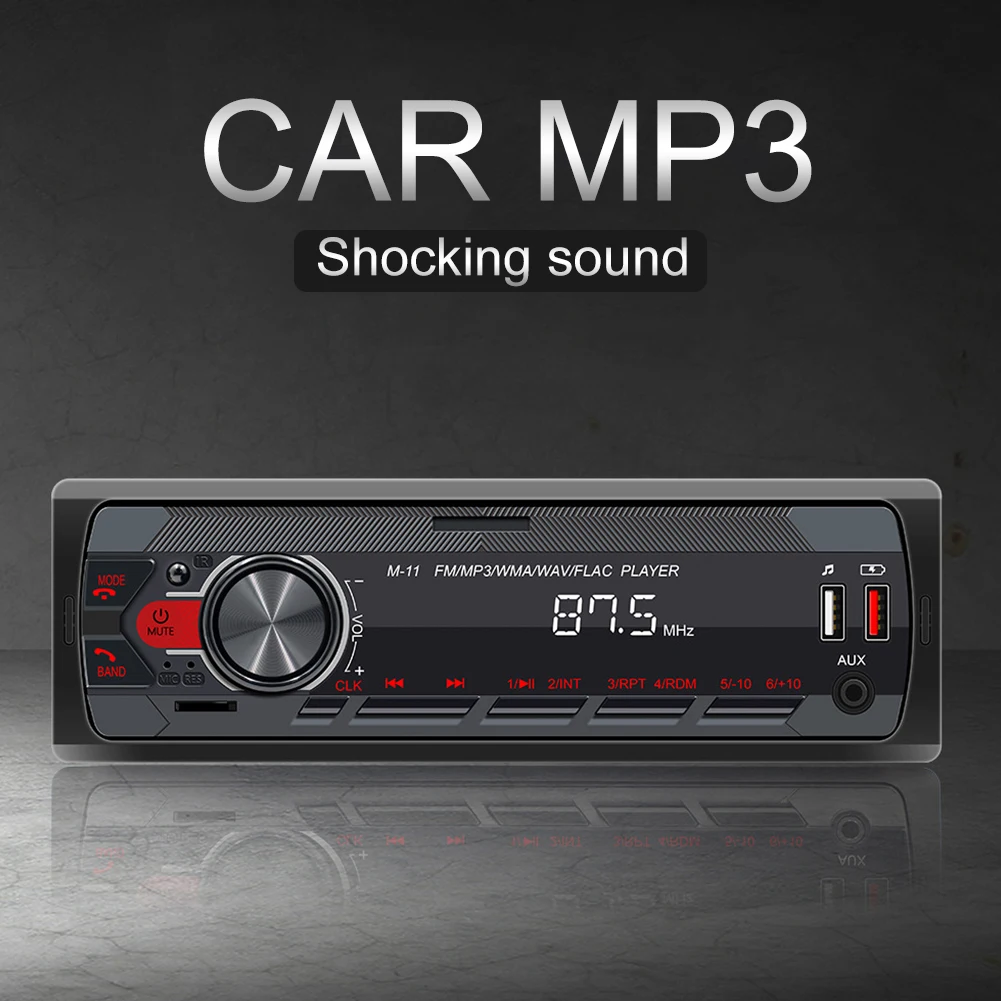 Автомобильный радиоприемник, стереоплеер 45Wx4, Bluetooth-совместимый MP3-плеер с дистанционным управлением, FM-радио, автомобильная стереосистема ...
Автомобильный радиоприемник, стереоплеер 45Wx4, Bluetooth-совместимый MP3-плеер с дистанционным управлением, FM-радио, автомобильная стереосистема ...