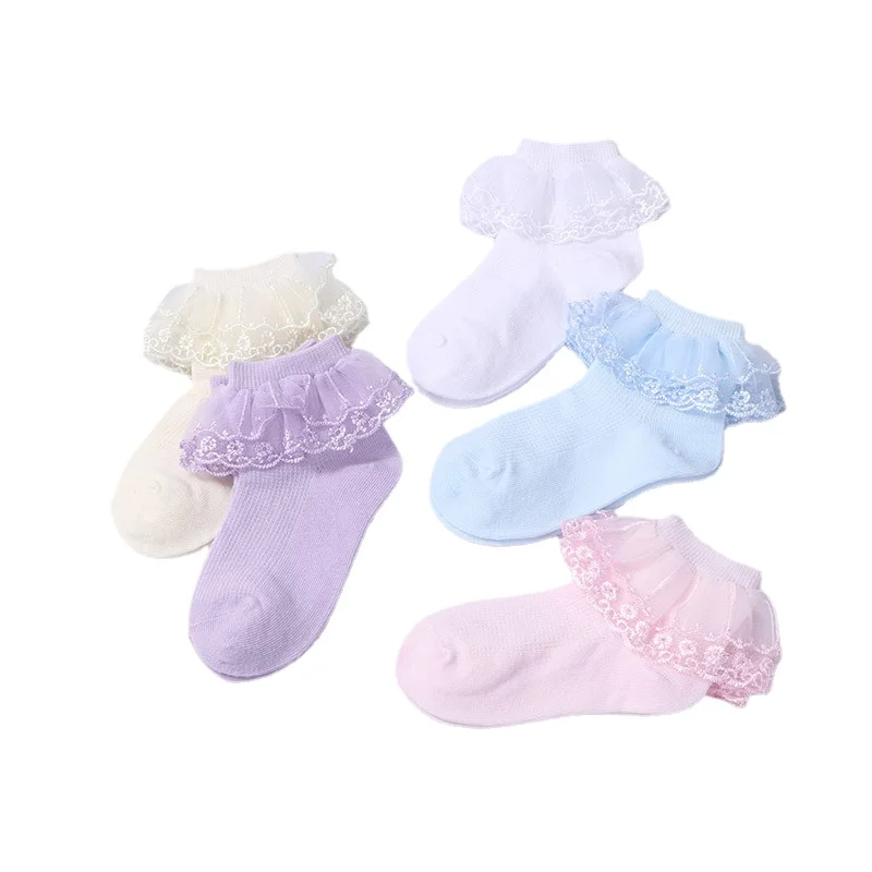 Socks Spring Autumn Cotton Children Short Dance Socks Mesh White Flowers Ruffle Frilly Gilrs Princess Sock
Socks Spring Autumn Cotton Children Short Dance Socks Mesh White Flowers Ruffle Frilly Gilrs Princess Sock