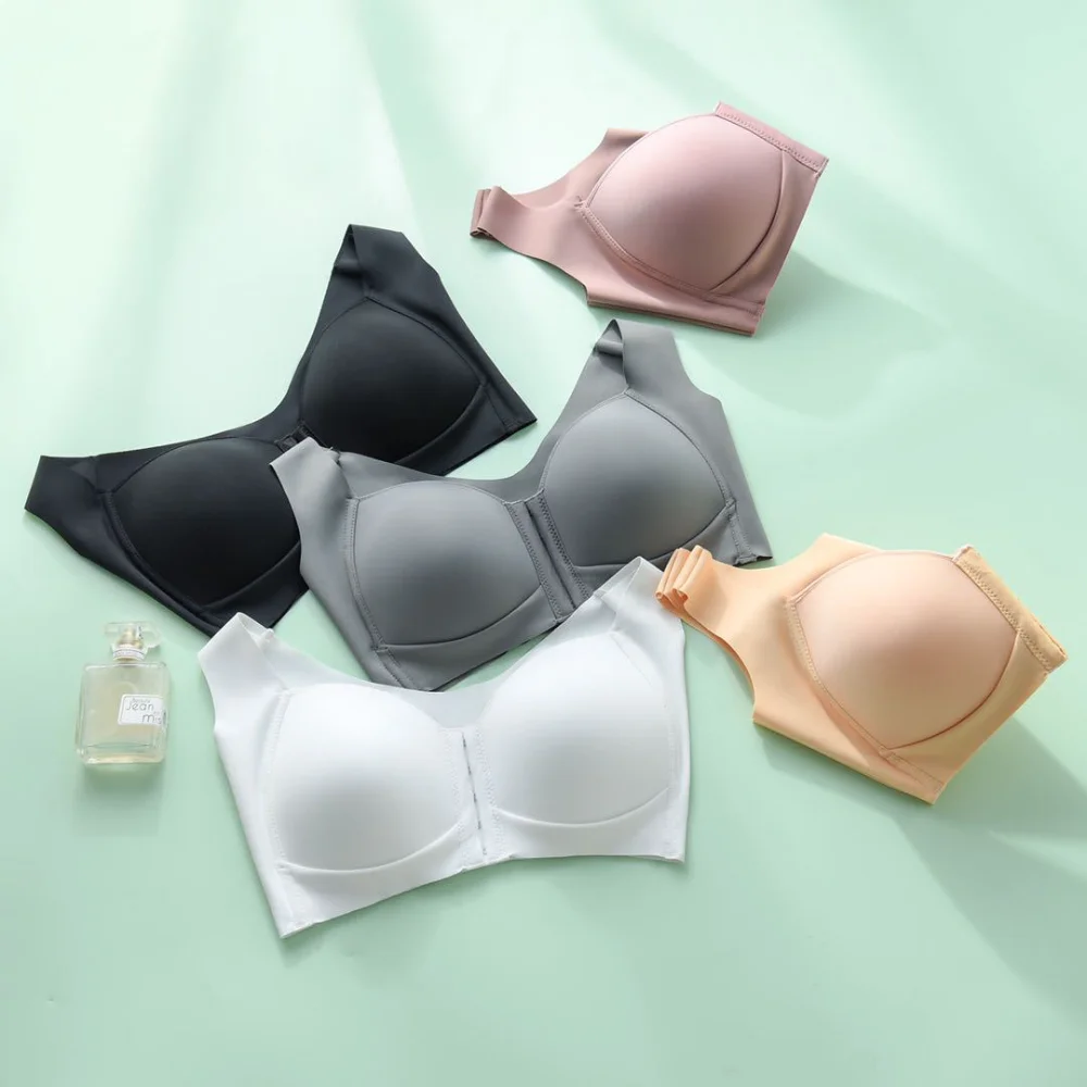 Front Closure Underwear Female Seamless Bra Girl Lingerie Wire Free Push Up Comfortable Breathable Non-Slip Lenceria Para Damas
Front Closure Underwear Female Seamless Bra Girl Lingerie Wire Free Push Up Comfortable Breathable Non-Slip Lenceria Para Damas