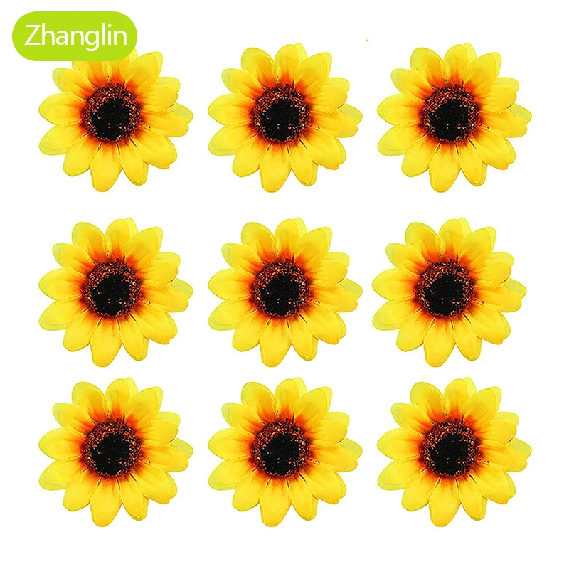Artificial flowers silk yellow small sunflower head home DIY decorative wedding fabric flowers party headdress fake flowers
Artificial flowers silk yellow small sunflower head home DIY decorative wedding fabric flowers party headdress fake flowers