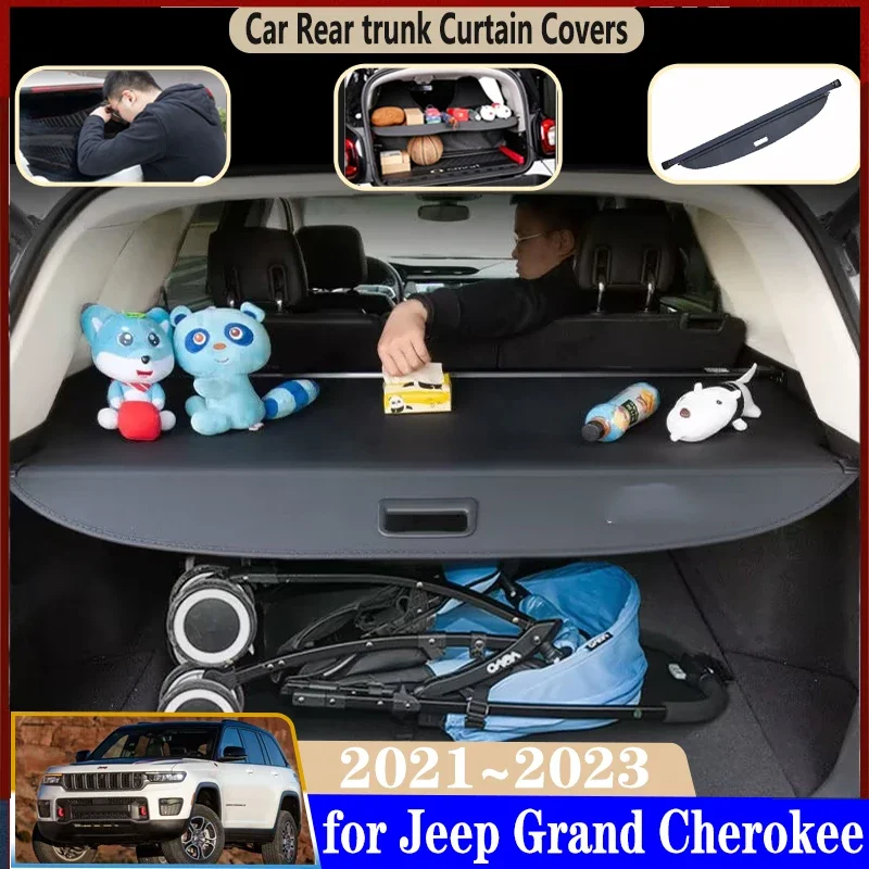 Car Trunk Curtain For Jeep Grand Cherokee & L WL 2021 2022 2023 Dedicated Trunk Rear Curtain Cover Retractable Space Accessories
Car Trunk Curtain For Jeep Grand Cherokee & L WL 2021 2022 2023 Dedicated Trunk Rear Curtain Cover Retractable Space Accessories