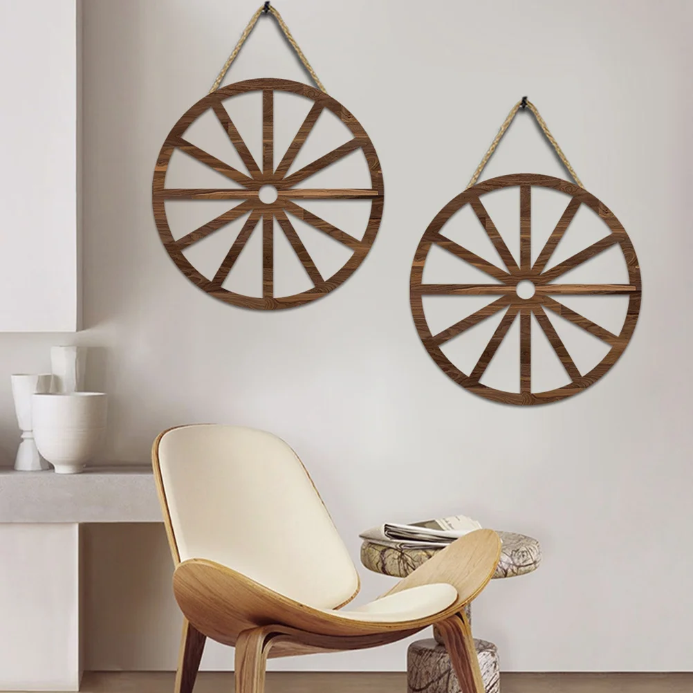 2 Pcs Vintage Decor Wooden Wheel Decoration Bedroom Wall Craft 29X29CM Wagon Decorative Hanging Office
2 Pcs Vintage Decor Wooden Wheel Decoration Bedroom Wall Craft 29X29CM Wagon Decorative Hanging Office