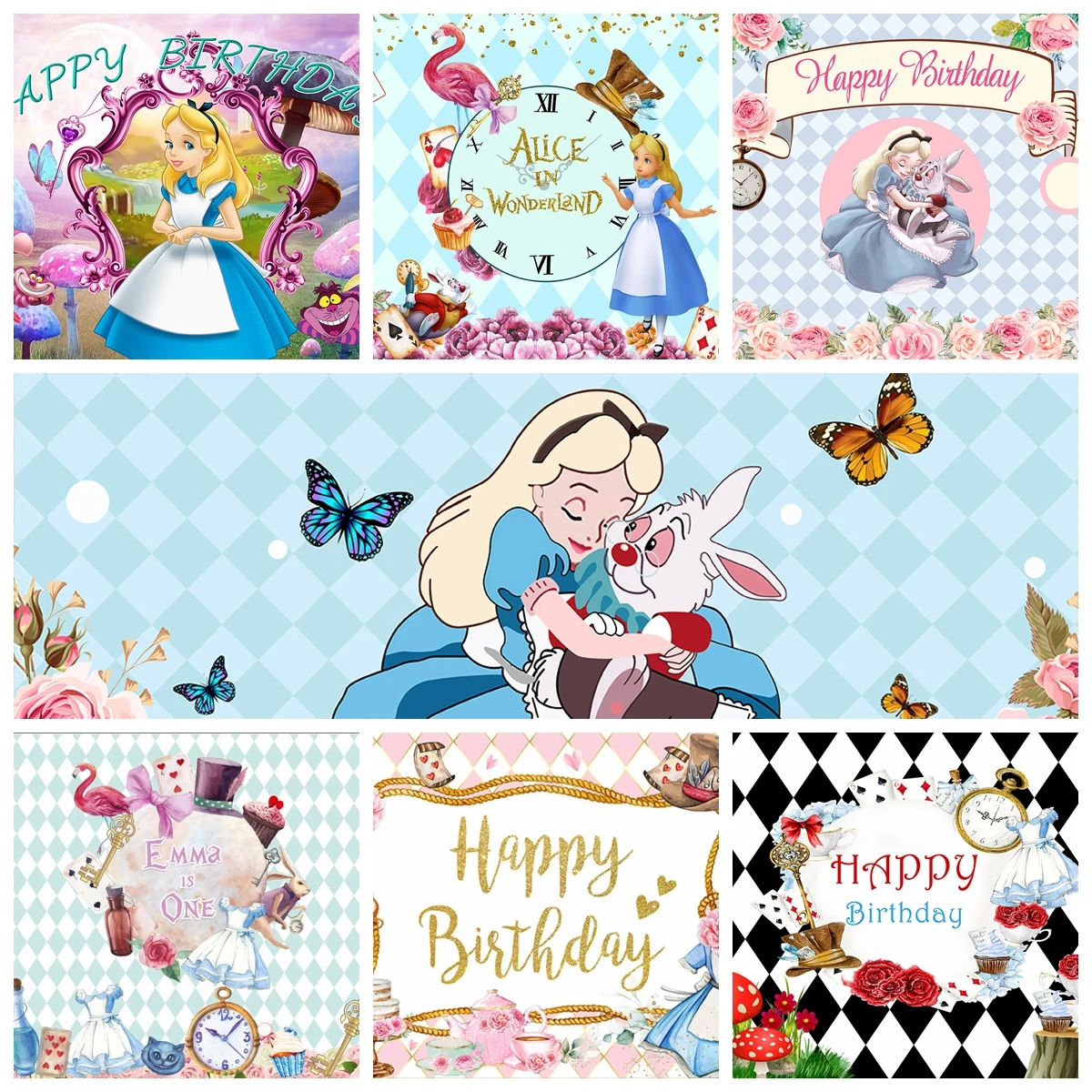 Alice In Wonderland Photography Backdrops Girl Baby Birthday Tea Party Photo Background for Photo Studio Props Photocall
Alice In Wonderland Photography Backdrops Girl Baby Birthday Tea Party Photo Background for Photo Studio Props Photocall