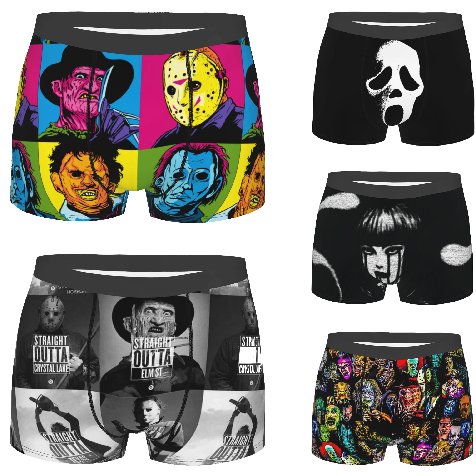 Man POP HORROR Movie Underwear Novelty Boxer Briefs Shorts Panties Homme Breathable Underpants S-XXL
Man POP HORROR Movie Underwear Novelty Boxer Briefs Shorts Panties Homme Breathable Underpants S-XXL