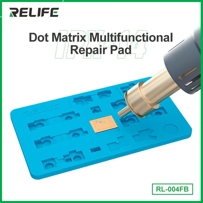 

RL-004FB Dot Matrix Multifunctional Repair Pad Insulation Heat-Resistant Soldering Station Silicon Soldering Mat for BGA Solder