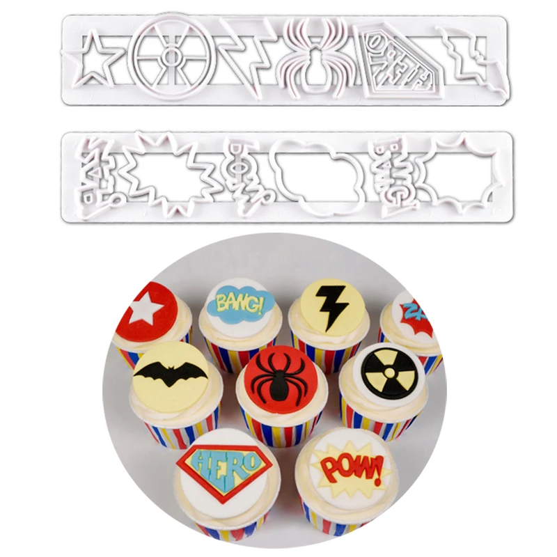 Hero Theme Cookie Cutter Biscuit Mold Fondant Cake Decorating DIY Cake Tools Sugar Cookie Biscuit Cutter Pastry Decoration Tools
Hero Theme Cookie Cutter Biscuit Mold Fondant Cake Decorating DIY Cake Tools Sugar Cookie Biscuit Cutter Pastry Decoration Tools