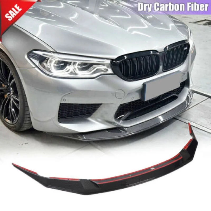 Dry Carbon Front Bumper Lip Chin Spoiler Fit For BMW 5 Series F90 M5 Sedan 2021
Dry Carbon Front Bumper Lip Chin Spoiler Fit For BMW 5 Series F90 M5 Sedan 2021