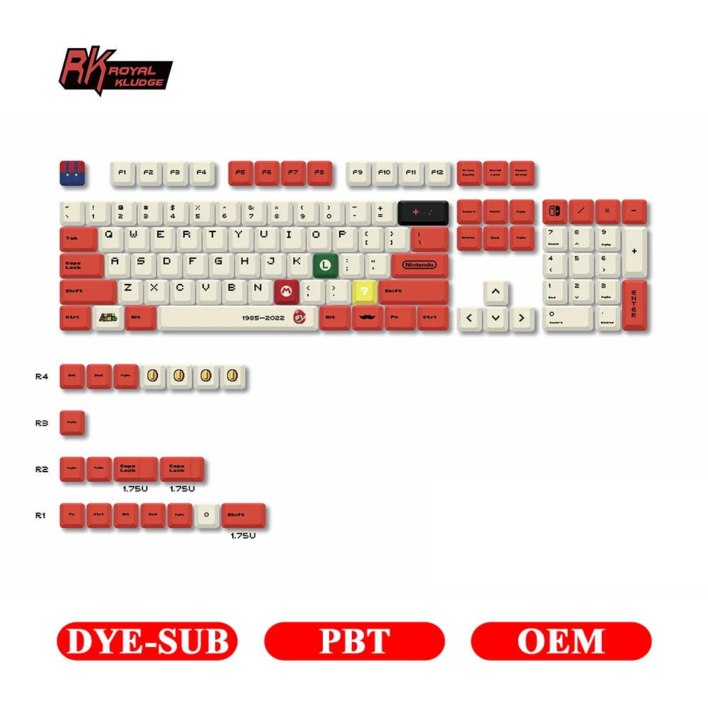 Universal PBT Keycap Cherry Profile DYE-SUB DIY Gaming Mechanical Keyboard Keycaps for Gateron Cherry MX Switch Key Cap Japanese
Universal PBT Keycap Cherry Profile DYE-SUB DIY Gaming Mechanical Keyboard Keycaps for Gateron Cherry MX Switch Key Cap Japanese