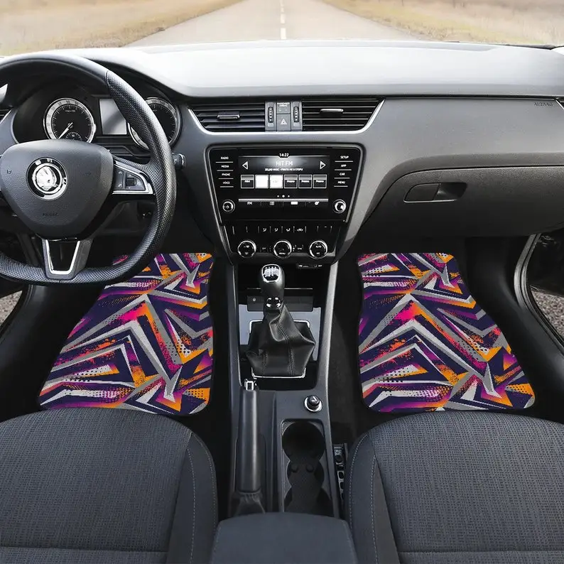 Colorful Purple Orange Abstract Art Car Floor Mats Set, Front and Back Floor Mats for Car, Car Accessories
Colorful Purple Orange Abstract Art Car Floor Mats Set, Front and Back Floor Mats for Car, Car Accessories