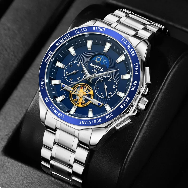 NIBOSI New Watches for Men Top Luxury Brand Quartz Men’s Watch Sport Waterproof Wristwatches Chronograph Date Relogio Masculino
NIBOSI New Watches for Men Top Luxury Brand Quartz Men’s Watch Sport Waterproof Wristwatches Chronograph Date Relogio Masculino