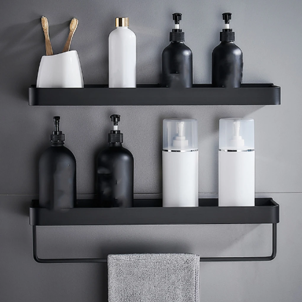 Shelf Rustproof Space-Saving Dual-purpose Storage Rack Wall-Mounted Aluminum Bath Organizer Toilet Bathroom Kitchen
Shelf Rustproof Space-Saving Dual-purpose Storage Rack Wall-Mounted Aluminum Bath Organizer Toilet Bathroom Kitchen