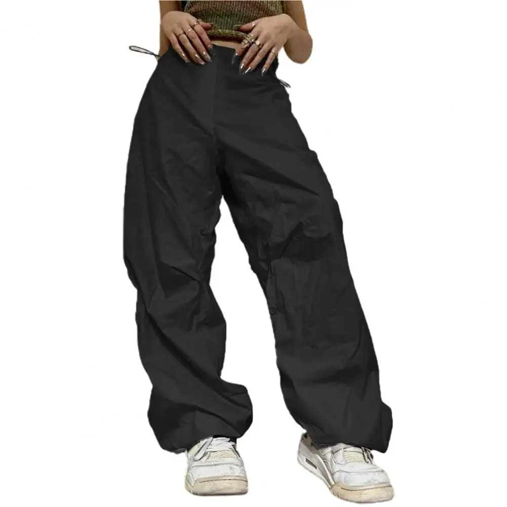 Cargo Pants Women 2022 Solid Color Drawstring Mid-Rise Elastic Waist Baggy Trousers Wide Leg Baggy Weaving Slacks Streetwear
Cargo Pants Women 2022 Solid Color Drawstring Mid-Rise Elastic Waist Baggy Trousers Wide Leg Baggy Weaving Slacks Streetwear