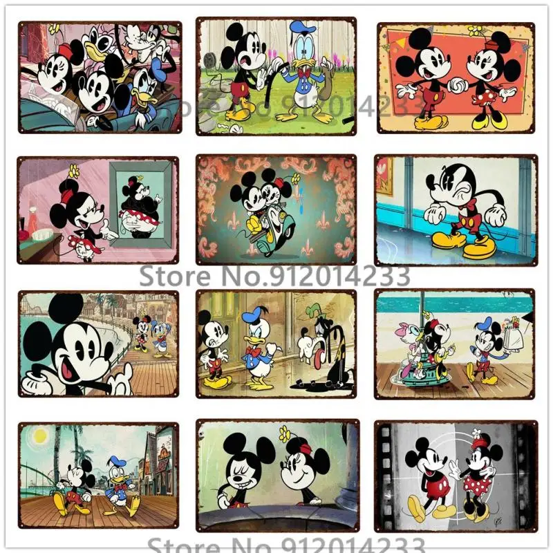 Disney Cartoon Mickey Mouse Metal Tin Sign Vintage Iron Craft Decorative Metal Plate Iron Plaque Bar Pub Cafe Club Home Decor
Disney Cartoon Mickey Mouse Metal Tin Sign Vintage Iron Craft Decorative Metal Plate Iron Plaque Bar Pub Cafe Club Home Decor