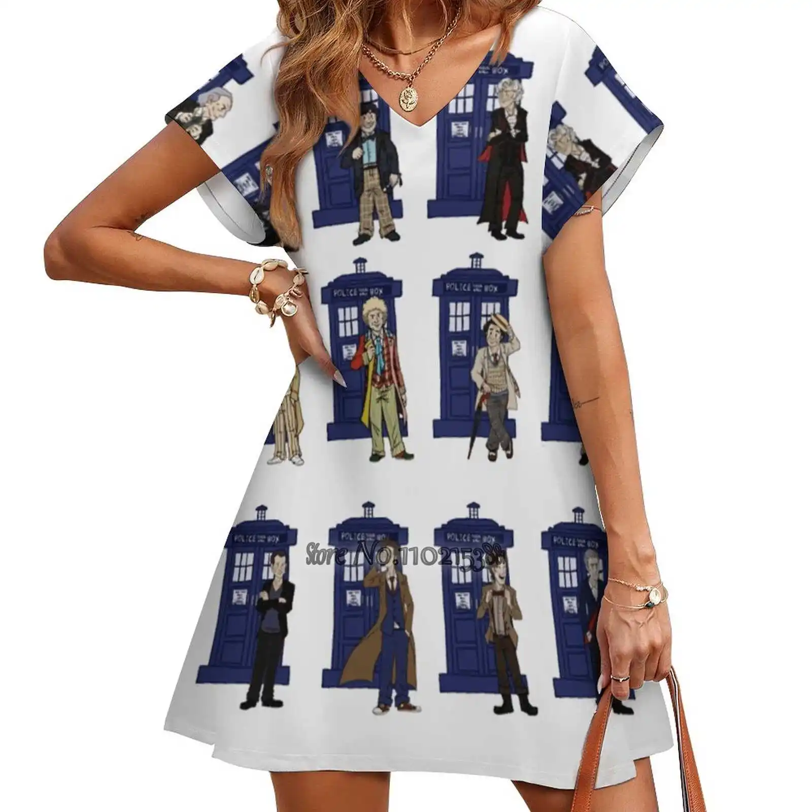 The Male Fashion Street Dress Loose V-Neck Short Sleeve Skirt Casual Party Skirt 5Xl David Tennant Matt Smith Police Box Skirt
The Male Fashion Street Dress Loose V-Neck Short Sleeve Skirt Casual Party Skirt 5Xl David Tennant Matt Smith Police Box Skirt
