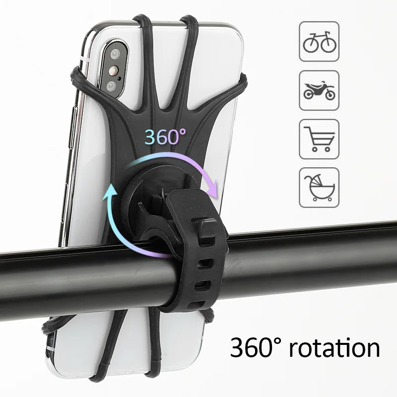 New Silicone Phone Holder For Bicycle Motorcycle Electric Vehicle Navigation Phone Strap Shockproof Elastic
New Silicone Phone Holder For Bicycle Motorcycle Electric Vehicle Navigation Phone Strap Shockproof Elastic