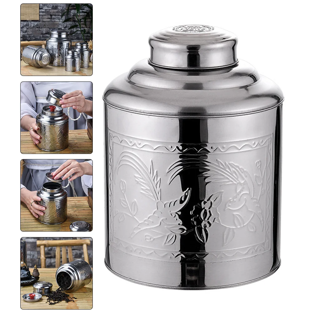 Tea Canister Storage Tin Jar Container Coffee Sugar Metal Loose Steel Containers Stainless Leaf Kitchen Can Lid Canisters Sealed
Tea Canister Storage Tin Jar Container Coffee Sugar Metal Loose Steel Containers Stainless Leaf Kitchen Can Lid Canisters Sealed