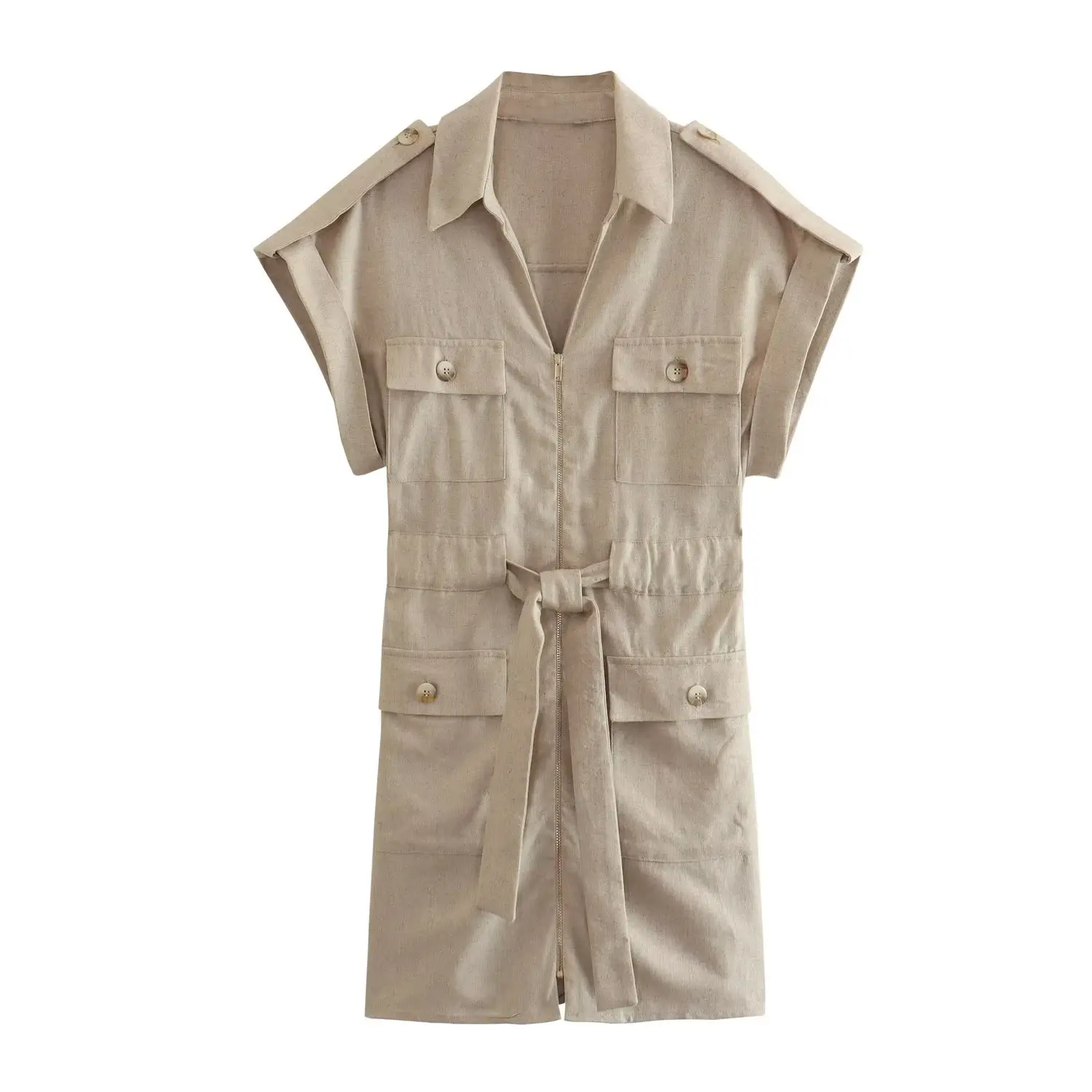 Women 2023 New Chic Fashion Linen Blended Tooling Mini Dress Vintage Short Sleeve Female Dresses Vestidos Mujer
Women 2023 New Chic Fashion Linen Blended Tooling Mini Dress Vintage Short Sleeve Female Dresses Vestidos Mujer