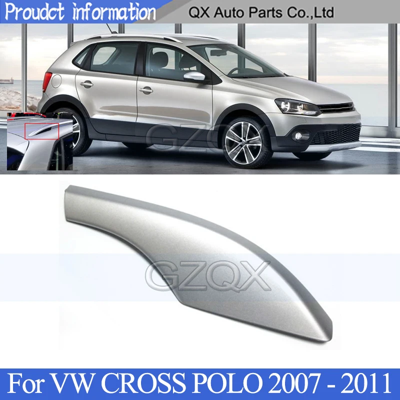 CAPQX крыши Чемодан стеллаж для выставки товаров Защитная крышка серебро VW CROSS POLO 2007