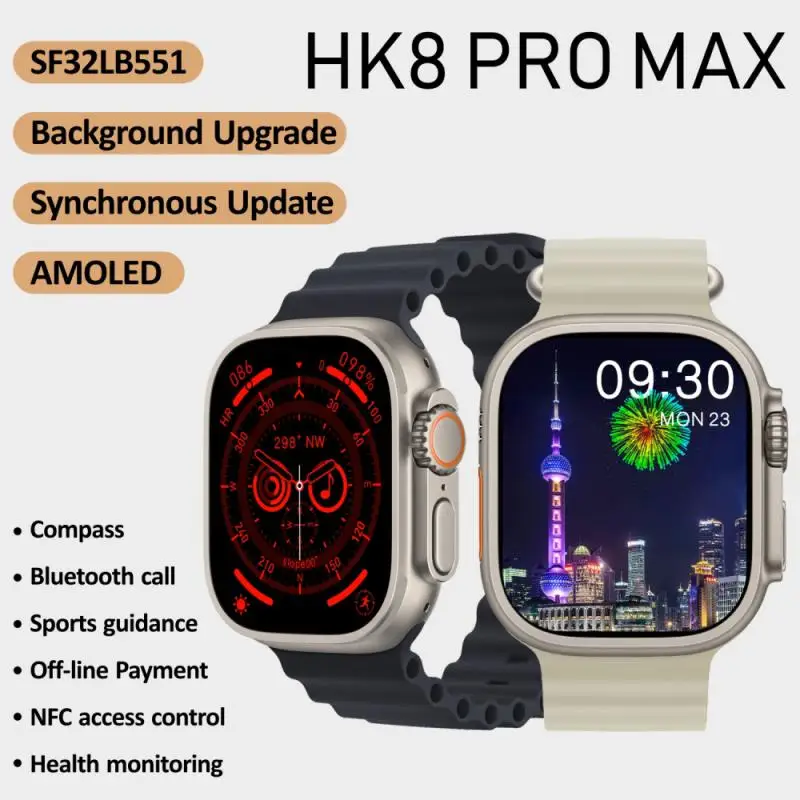 Новинка, умные часы HK8 Max, мужские часы серии 8 49 мм, 2,12 дюйма, Яркое обновление Rtae, AMOLED экран, фотография, компас, умные часы IWO 2023
Новинка, умные часы HK8 Max, мужские часы серии 8 49 мм, 2,12 дюйма, Яркое обновление Rtae, AMOLED экран, фотография, компас, умные часы IWO 2023
