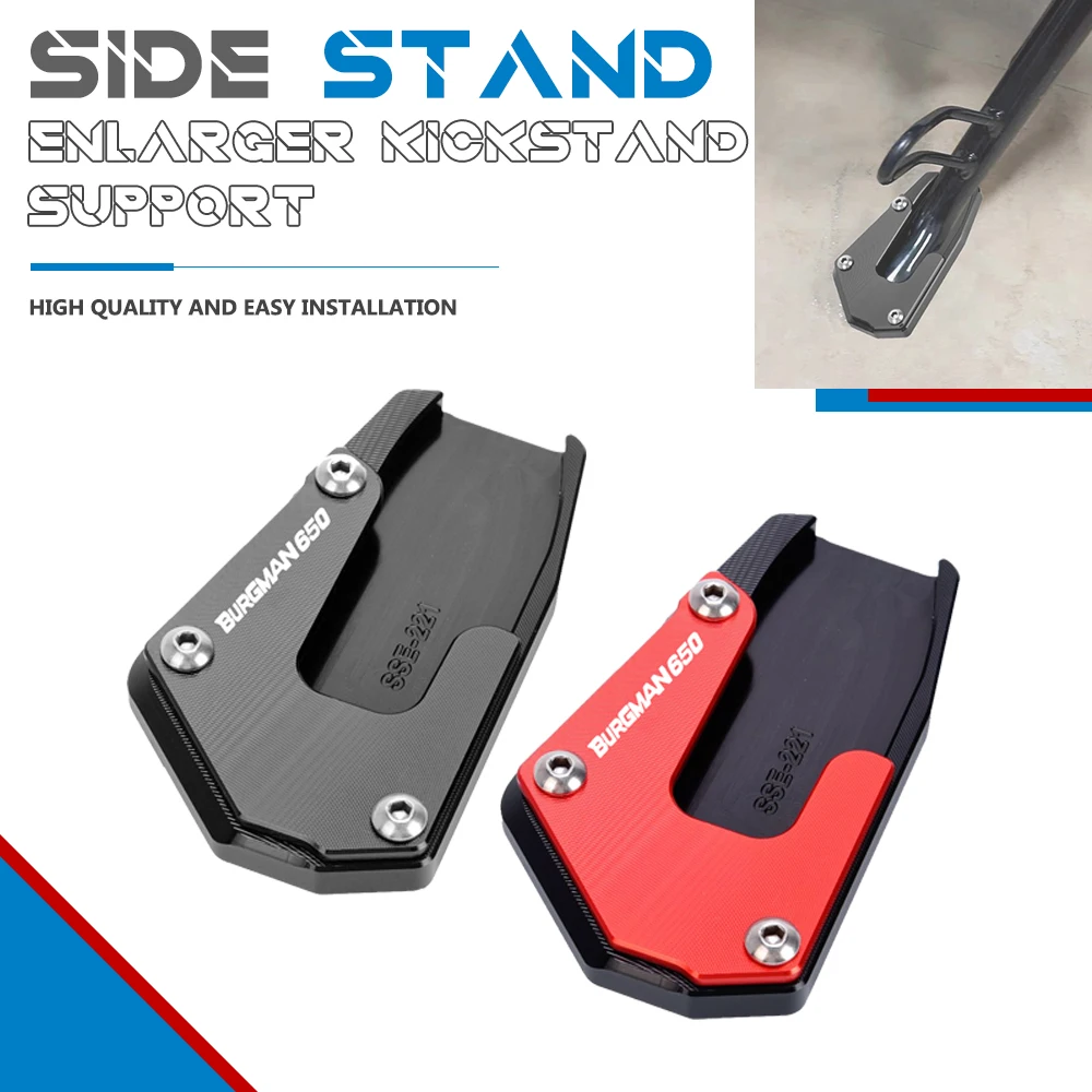 Kickstand Plate Extension Pad Side Stand For SUZUKI BURGMAN650 AN650 BURGMAN 650 2013-2020 2021 2022 2023 2015 2016 2017 2018
Kickstand Plate Extension Pad Side Stand For SUZUKI BURGMAN650 AN650 BURGMAN 650 2013-2020 2021 2022 2023 2015 2016 2017 2018