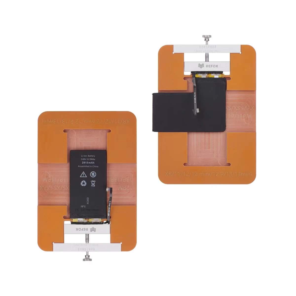 REFOX RF-0001 Mobile Phone Battery Welding Fixture for iPhone XS~14 Pro Max Mobile Battery Repair Base Battery Tools
REFOX RF-0001 Mobile Phone Battery Welding Fixture for iPhone XS~14 Pro Max Mobile Battery Repair Base Battery Tools