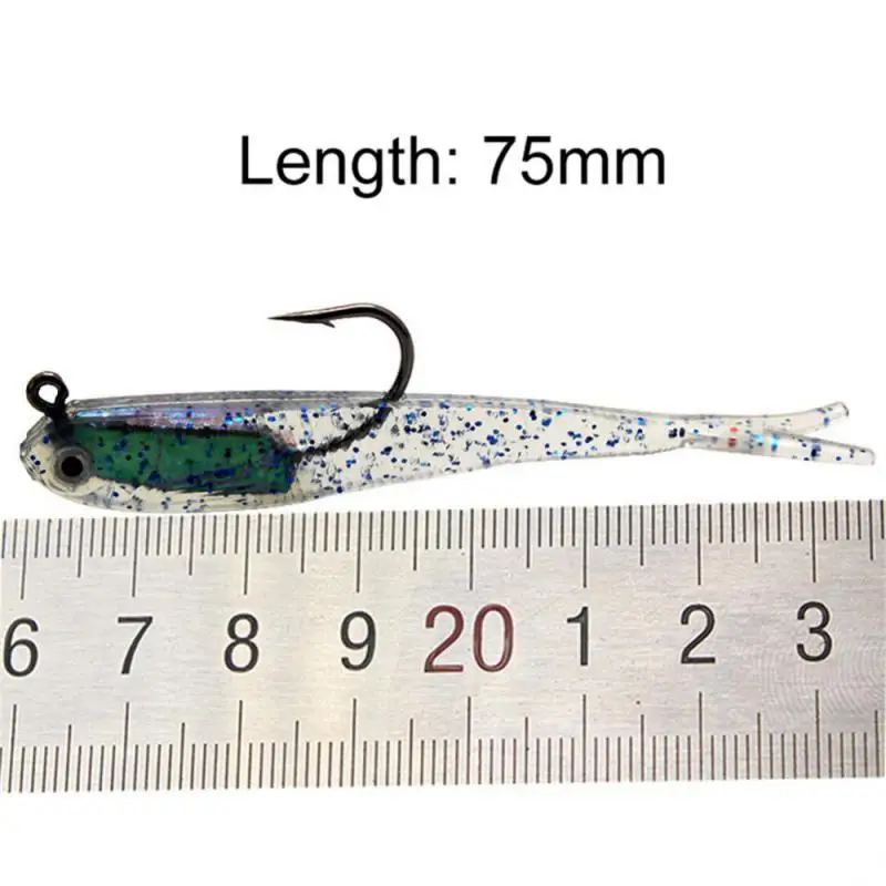 1Pcs 7.6cm 6g Wobbler Lead Soft Lure Jig Artificial Silicone Bait Treble Hooks Swimbait Winter Bass Pesca Fishing Tackle 
1Pcs 7.6cm 6g Wobbler Lead Soft Lure Jig Artificial Silicone Bait Treble Hooks Swimbait Winter Bass Pesca Fishing Tackle