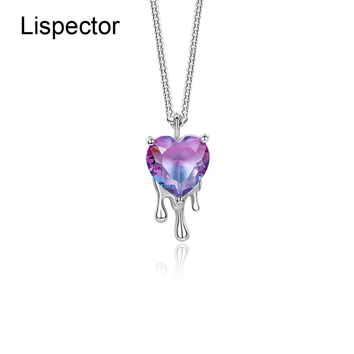 Lispector 925 Sterling Silver Pink Zircon Melted Heart Pendant Necklace for Women Mixed Color Necklace Wedding Female Jewelry
Lispector 925 Sterling Silver Pink Zircon Melted Heart Pendant Necklace for Women Mixed Color Necklace Wedding Female Jewelry