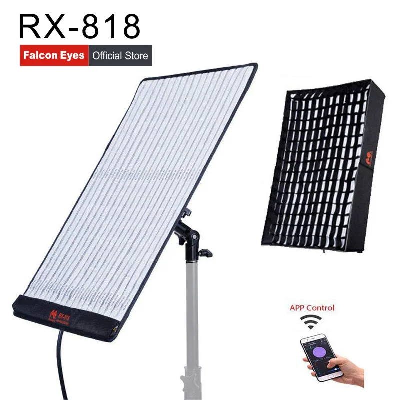 FalconEyes RX-818 100W RGB LED Video Studio Light Continuous Photography Lighting Lamp Photo Light for Canon Nikon Sony Camera
FalconEyes RX-818 100W RGB LED Video Studio Light Continuous Photography Lighting Lamp Photo Light for Canon Nikon Sony Camera