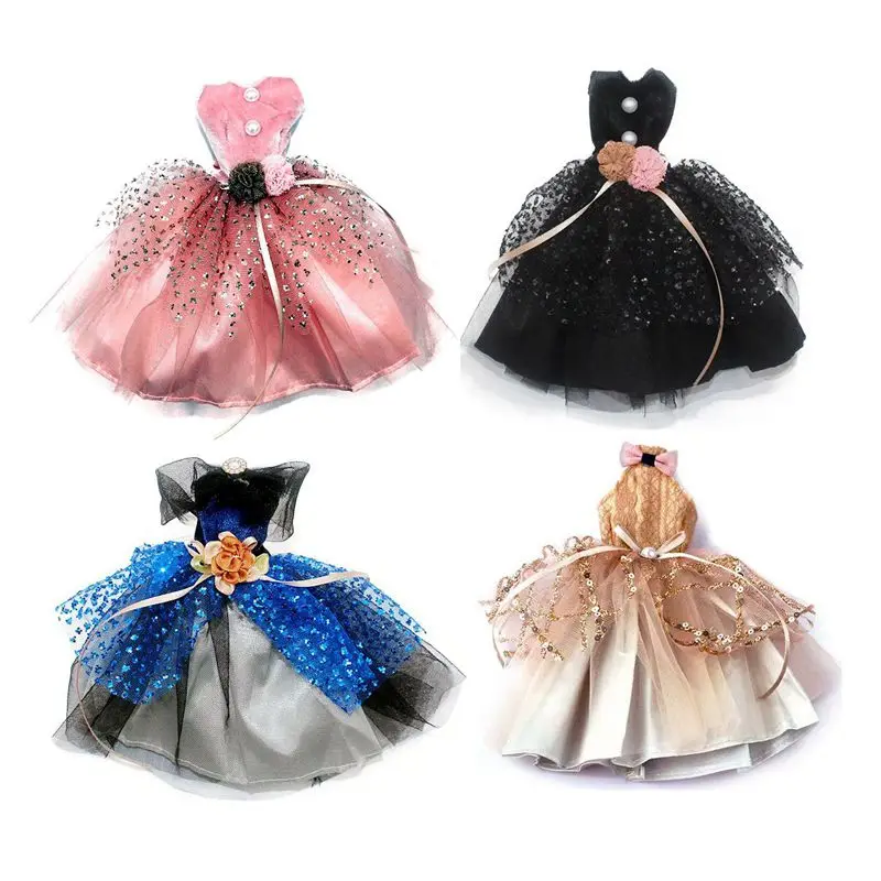 Kawaii Items Fashion Wedding Dress Pink Black Blue Doll Wear Kids Toys Pretend Play Things For Barbie DIY Children Boy Girl Gift
Kawaii Items Fashion Wedding Dress Pink Black Blue Doll Wear Kids Toys Pretend Play Things For Barbie DIY Children Boy Girl Gift