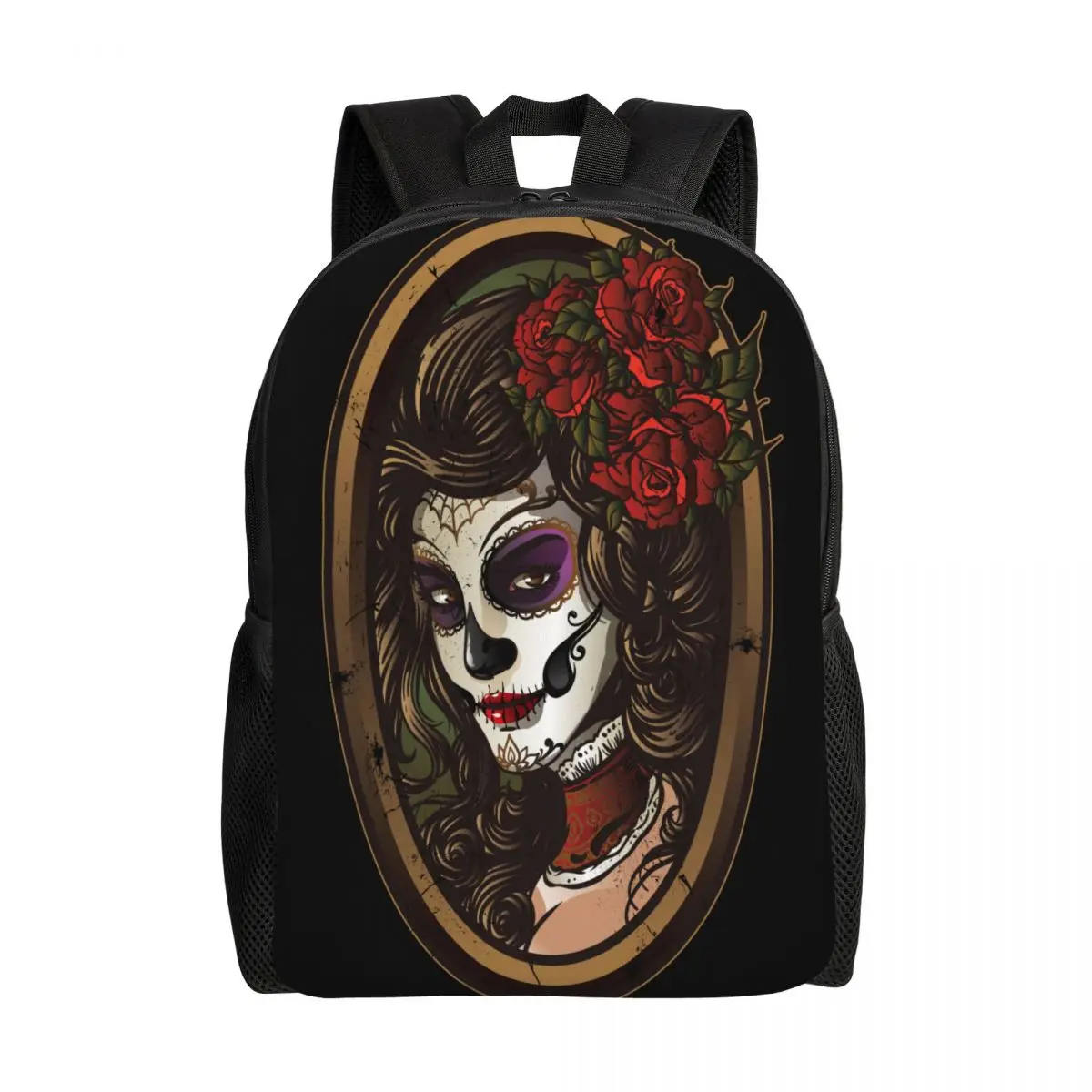 School Bag 15 Inch Laptop Backpack Casual Shoulder Bagpack Travel Sugar Skull Girl Backpack Mochila
School Bag 15 Inch Laptop Backpack Casual Shoulder Bagpack Travel Sugar Skull Girl Backpack Mochila