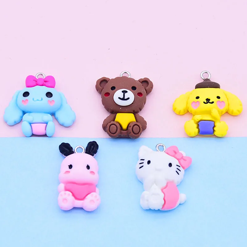 20PCS Sanrio Colorful Resin Cartoon Character Hello Kitty DIY Jewelry Accessories Earrings Pendant Pendant Keychain Pendant
20PCS Sanrio Colorful Resin Cartoon Character Hello Kitty DIY Jewelry Accessories Earrings Pendant Pendant Keychain Pendant