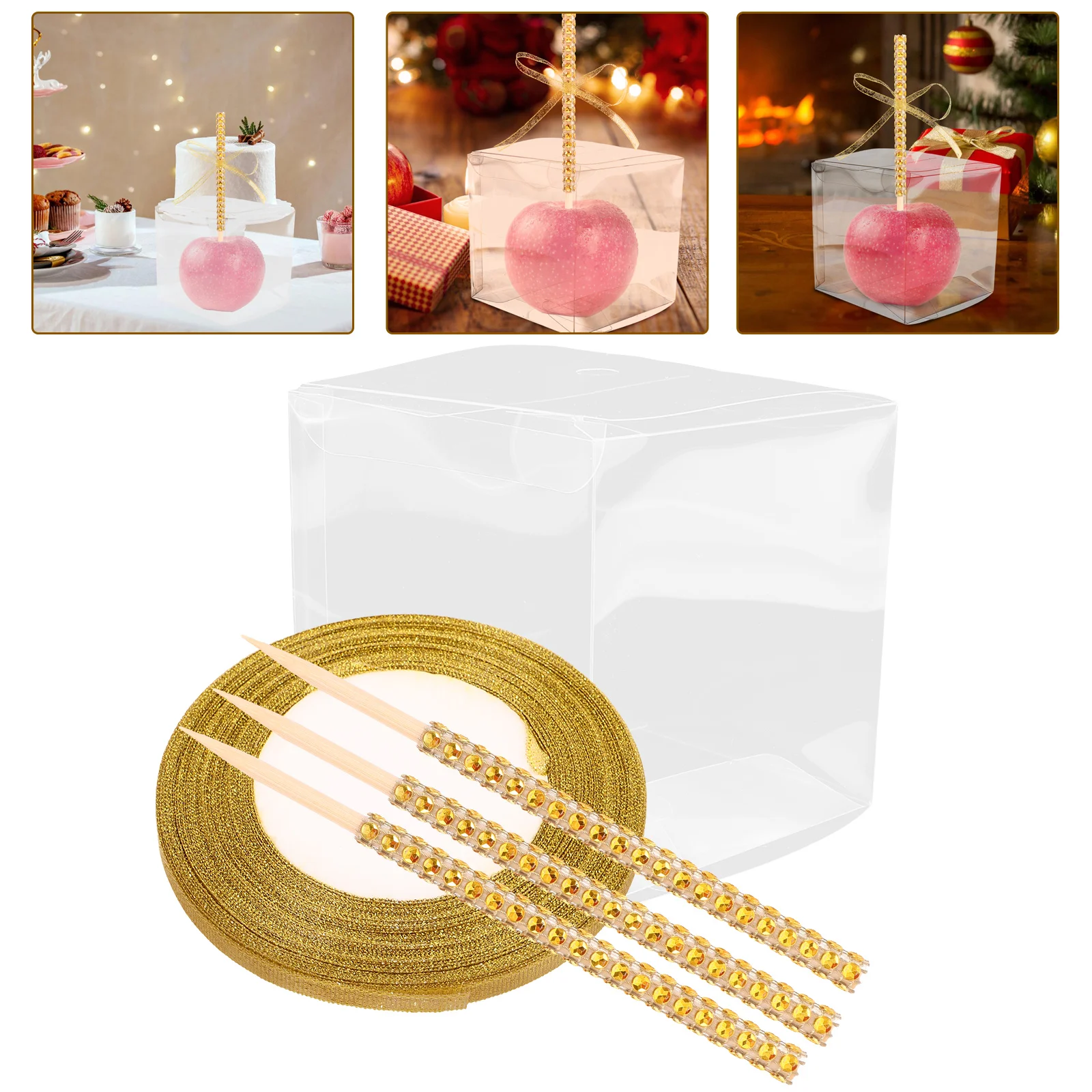 1 Set of Candy Boxes Transparent Box Empty Candy Apple Box Transparent Packaging Boxes
1 Set of Candy Boxes Transparent Box Empty Candy Apple Box Transparent Packaging Boxes