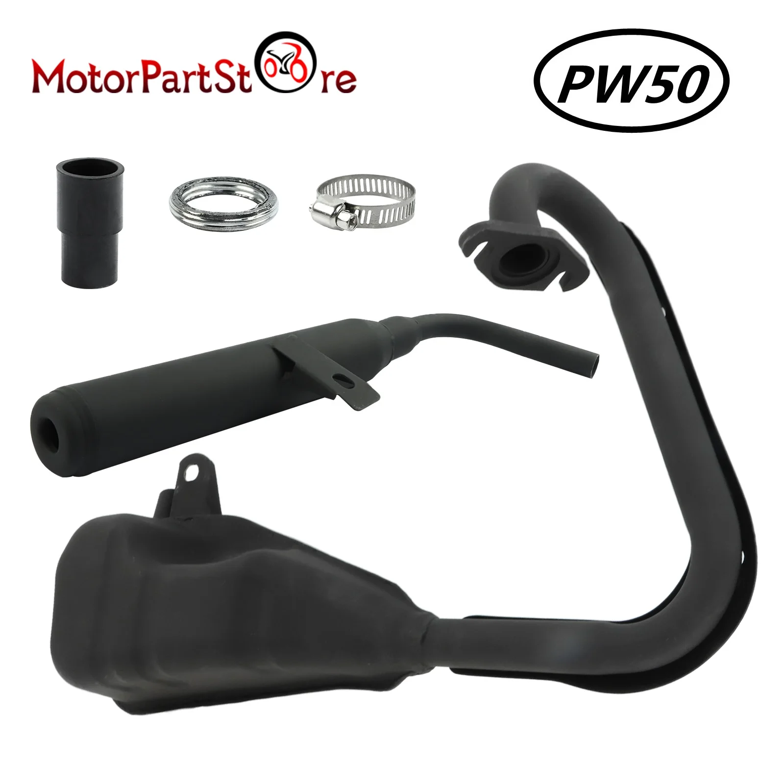 

Muffler Exhaust Silencer Pipe kit for Yamaha PW50 PY50 PW PY 50 Pit Kids Bike Motorcycle Accessories