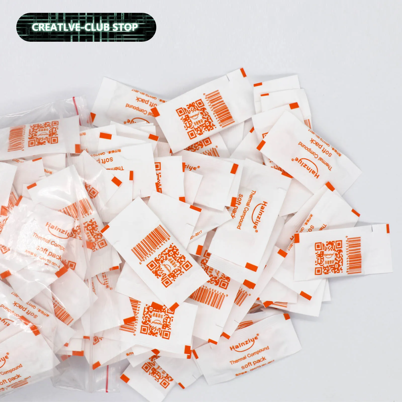 200pcs 1.42W/m-K Thermal Conductive Grease Paste For Cooler Cooling Fan Silicone Plaster Heat Sink Compound High Performance
200pcs 1.42W/m-K Thermal Conductive Grease Paste For Cooler Cooling Fan Silicone Plaster Heat Sink Compound High Performance
