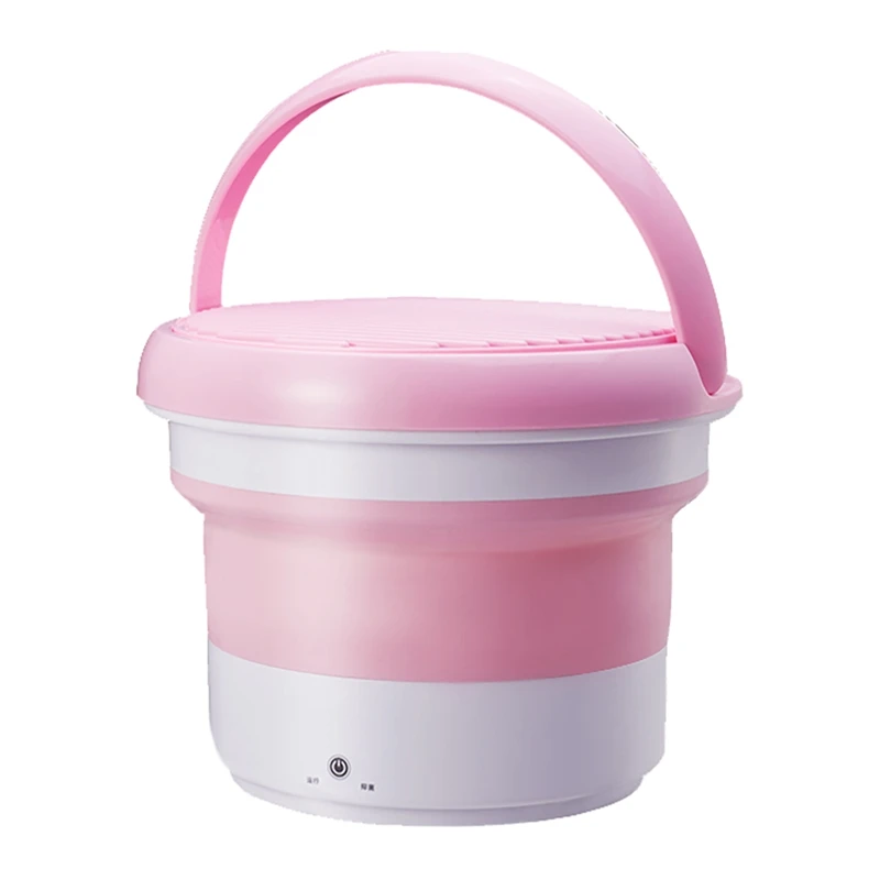 Mini Folding Washing Machine Electric Touch Button Household Portable Washer Foldable Barrel Type For Travel EU Plug
Mini Folding Washing Machine Electric Touch Button Household Portable Washer Foldable Barrel Type For Travel EU Plug