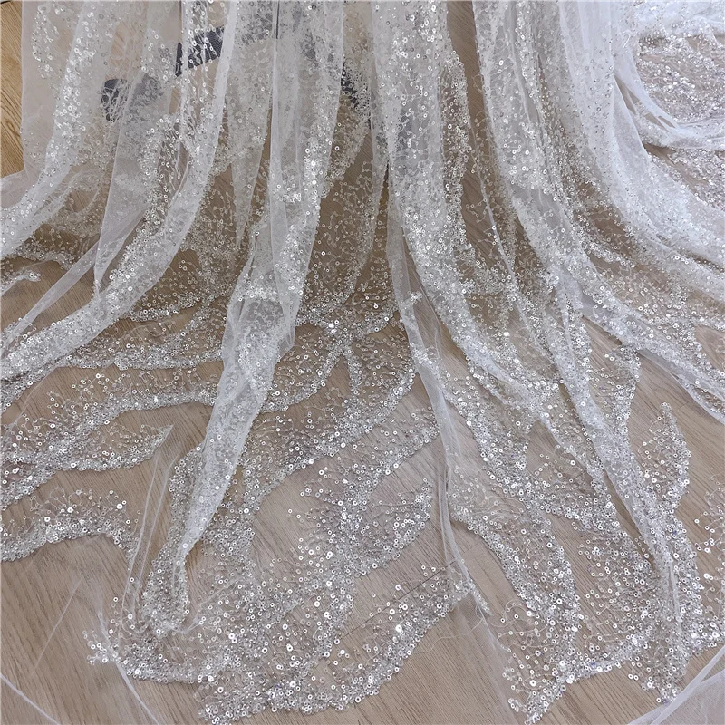 New Style Silver Shing Fashion Evening Party Dress Lace Fabric Embroidery Bridal Wedding Dress Tulle Lace Fabric Sell By Yard
New Style Silver Shing Fashion Evening Party Dress Lace Fabric Embroidery Bridal Wedding Dress Tulle Lace Fabric Sell By Yard