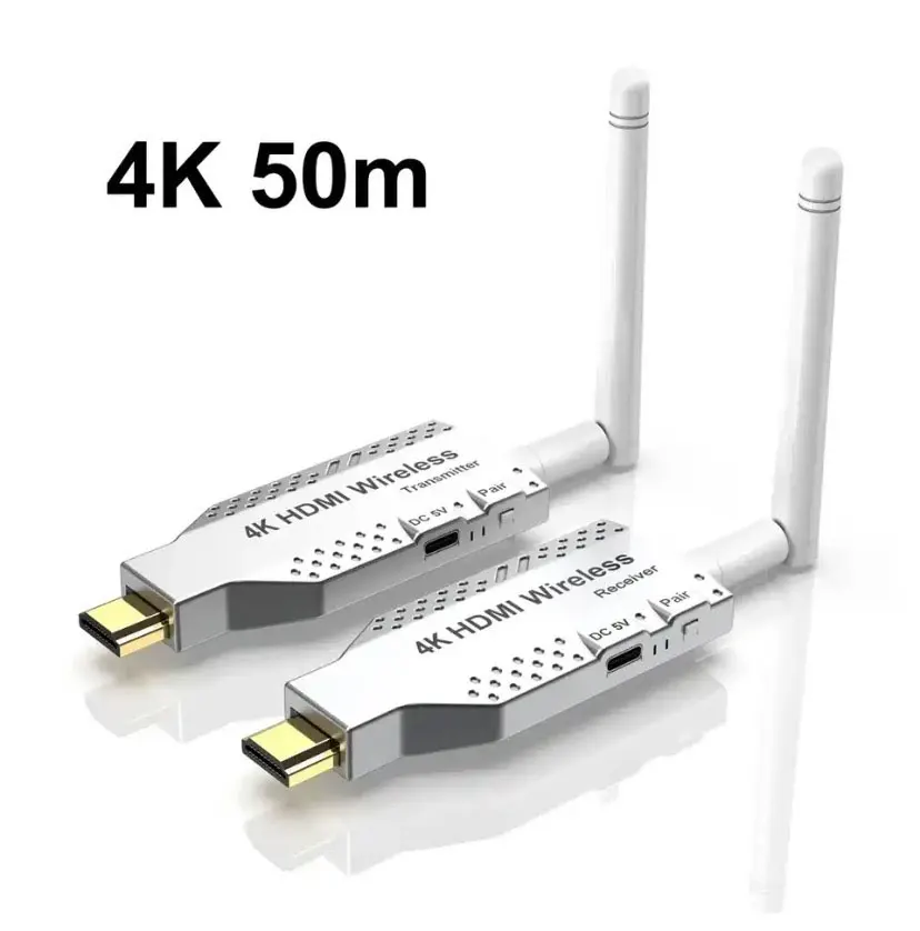 Беспроводной HDMI-передатчик и приемник, 50 м, 4K, 1080P 
Беспроводной HDMI-передатчик и приемник, 50 м, 4K, 1080P