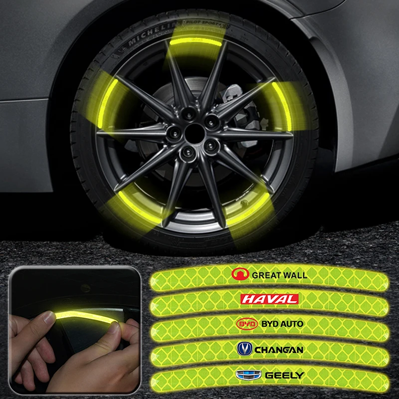 Светоотражающая наклейка на колесо автомобиля, 5 шт., отделочная полоса для Great Wall Poer M4 Voleex C30 Pao Wingle 5 Haval H2 H3 H4, аксессуары с оленем
Светоотражающая наклейка на колесо автомобиля, 5 шт., отделочная полоса для Great Wall Poer M4 Voleex C30 Pao Wingle 5 Haval H2 H3 H4, аксессуары с оленем