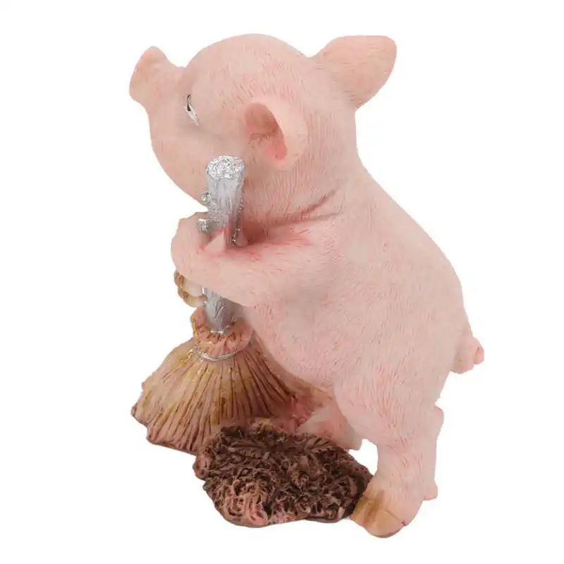 Pig Figurine Widely Applicable Miniature Pig Figurine for Garden for Home for Office
Pig Figurine Widely Applicable Miniature Pig Figurine for Garden for Home for Office