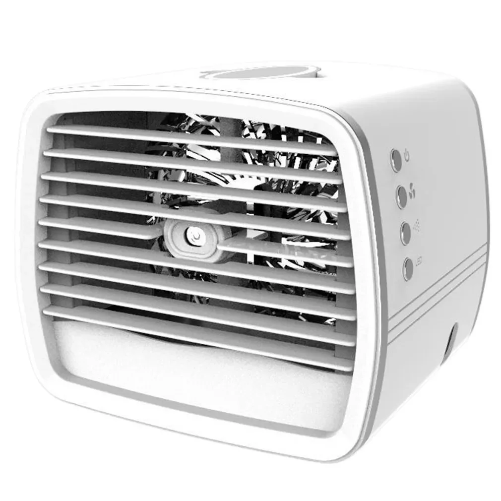 Three Speed Desktop Air Cooler Spray Humidifier Portable LED Air Cooler Usb Charging Snowflake Air Cooler
Three Speed Desktop Air Cooler Spray Humidifier Portable LED Air Cooler Usb Charging Snowflake Air Cooler