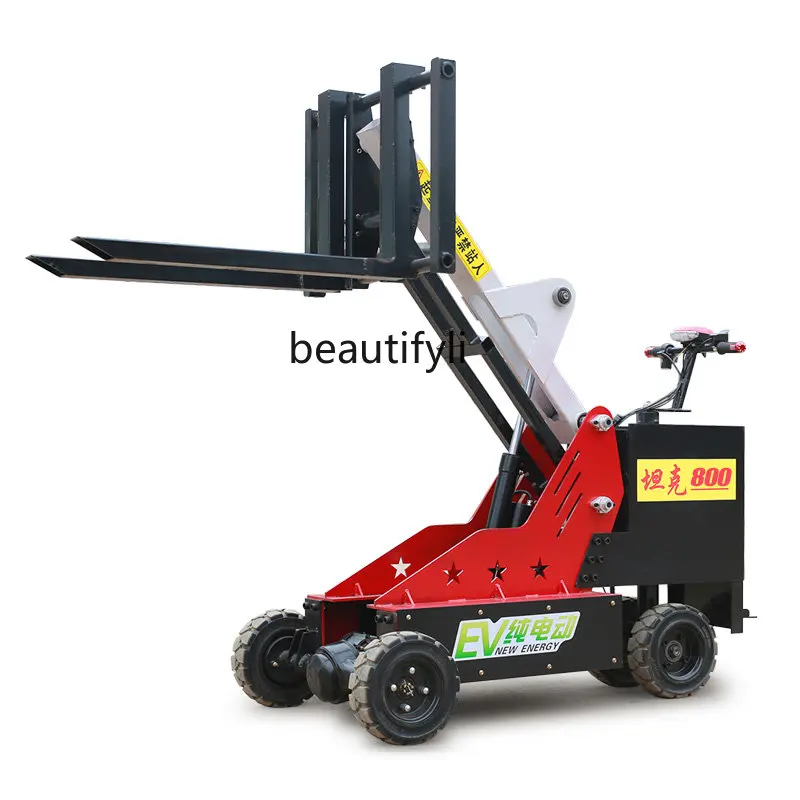 

lt Electric Hydraulic Tank Forklift Warehouse Logistics Truck Automatic off-Road Station Handling Lifting Loading and Unloading