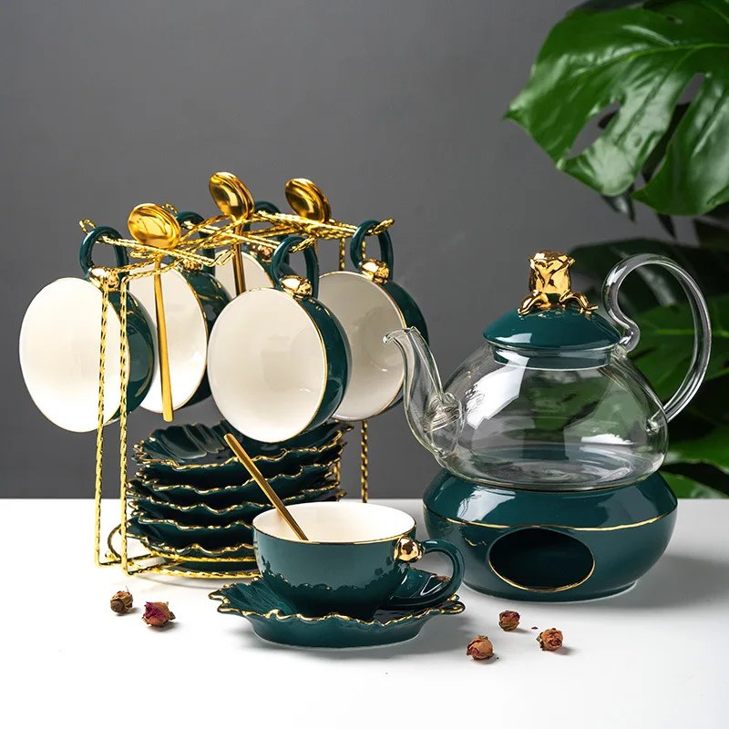 English Style Noble Bone Coffee Pot Coffee Cup Saucer Spoon Set Luxury Ceramic Mug Top-grade Teapot Tea Set Cafe Party Drinkware
English Style Noble Bone Coffee Pot Coffee Cup Saucer Spoon Set Luxury Ceramic Mug Top-grade Teapot Tea Set Cafe Party Drinkware