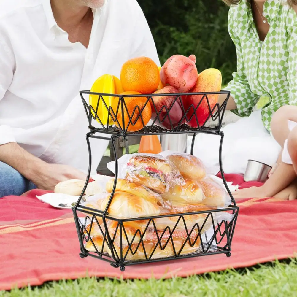 Drain Basket Multifunctional Two Tier Metal Detachable Black Fruit Bowl for Home
Drain Basket Multifunctional Two Tier Metal Detachable Black Fruit Bowl for Home