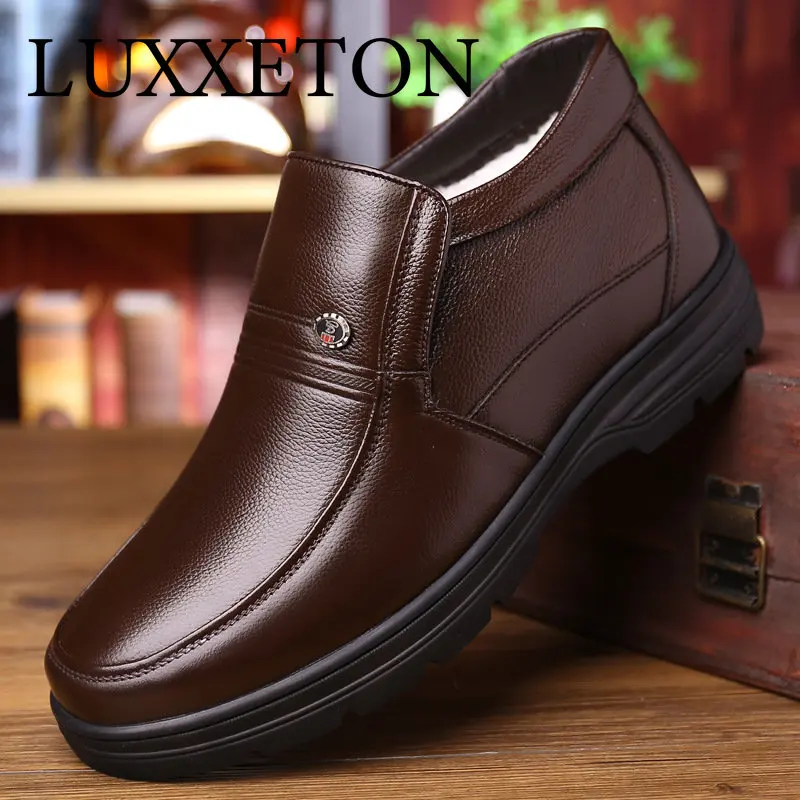 Snow Boots Thick Bottom Keep Warm Cotton High Gang Nonslip Plus Fleece Polyurethane Fashion Random Winter Men Leather Shoes
Snow Boots Thick Bottom Keep Warm Cotton High Gang Nonslip Plus Fleece Polyurethane Fashion Random Winter Men Leather Shoes